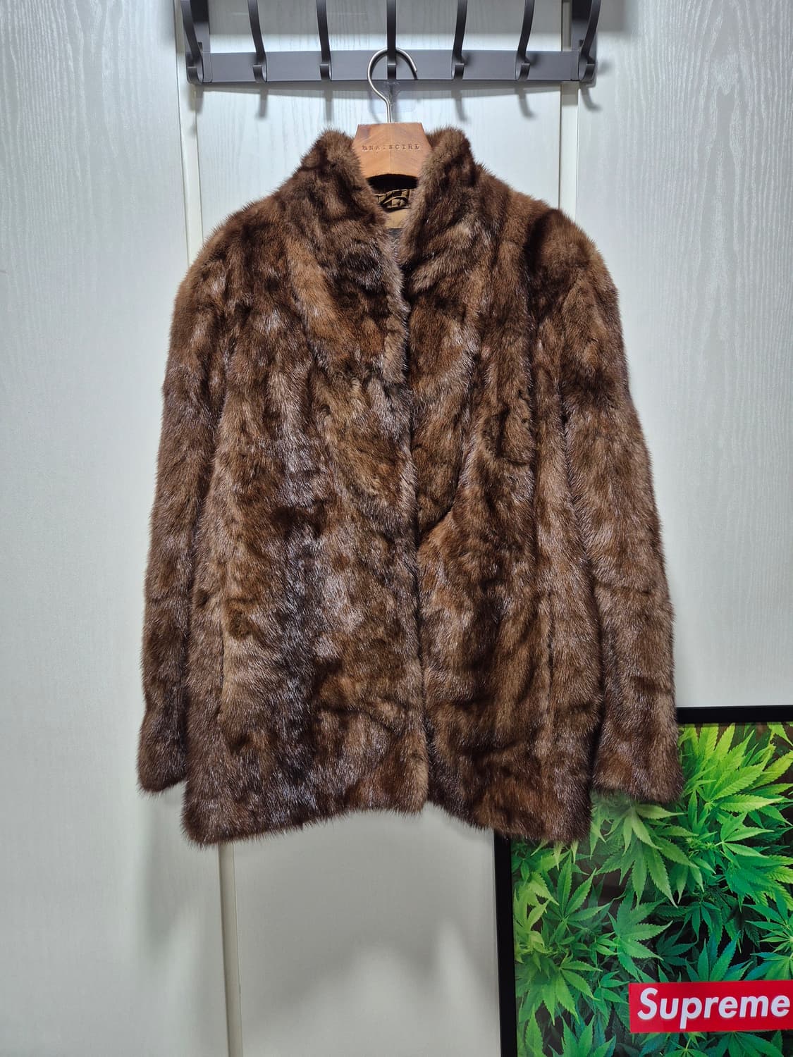 (세일)빈티지 브라운 밍크 퍼 코트 상품이미지1