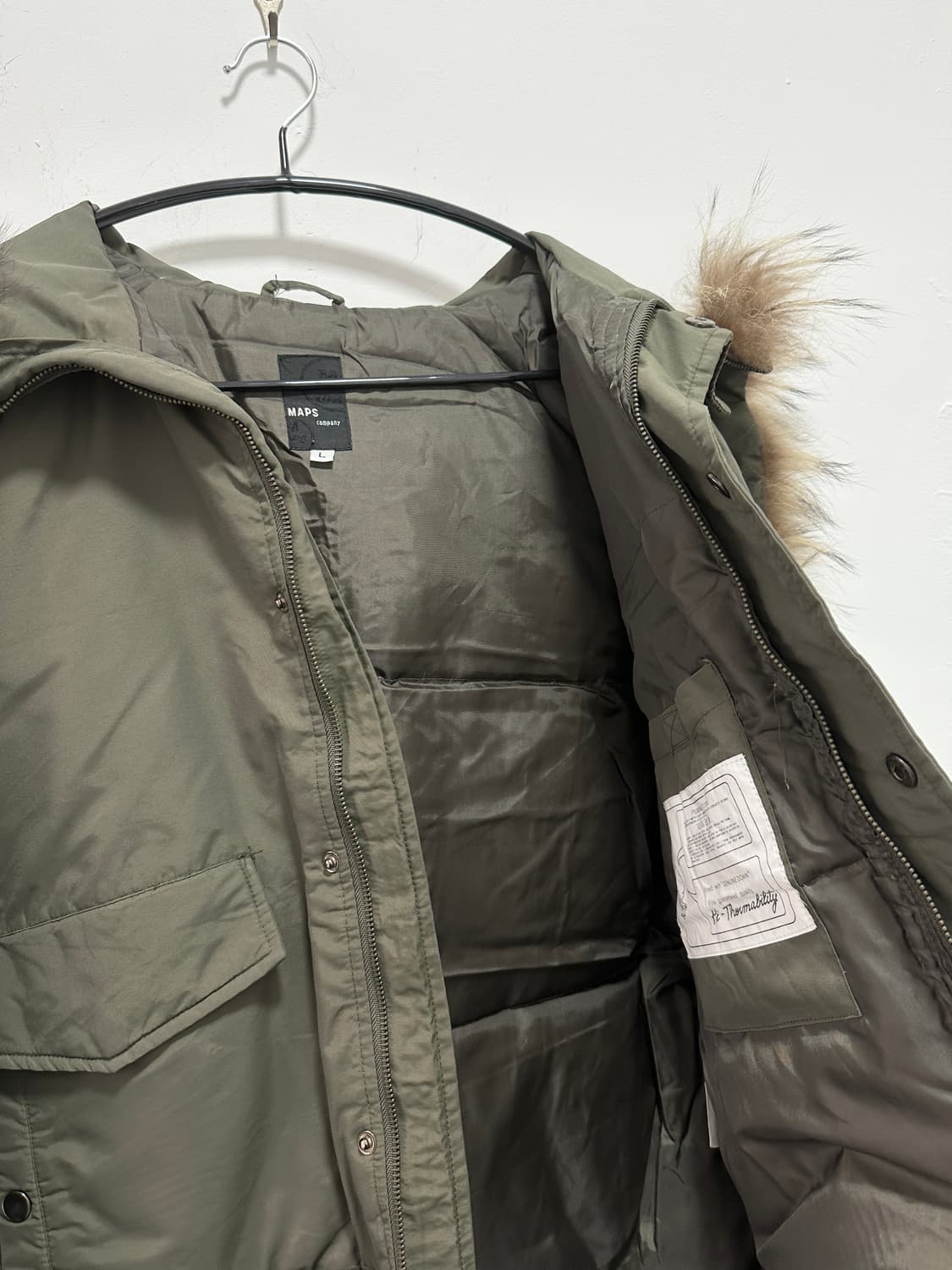 MAPS COMPANY detachable N2B fur crop jac 상품이미지6