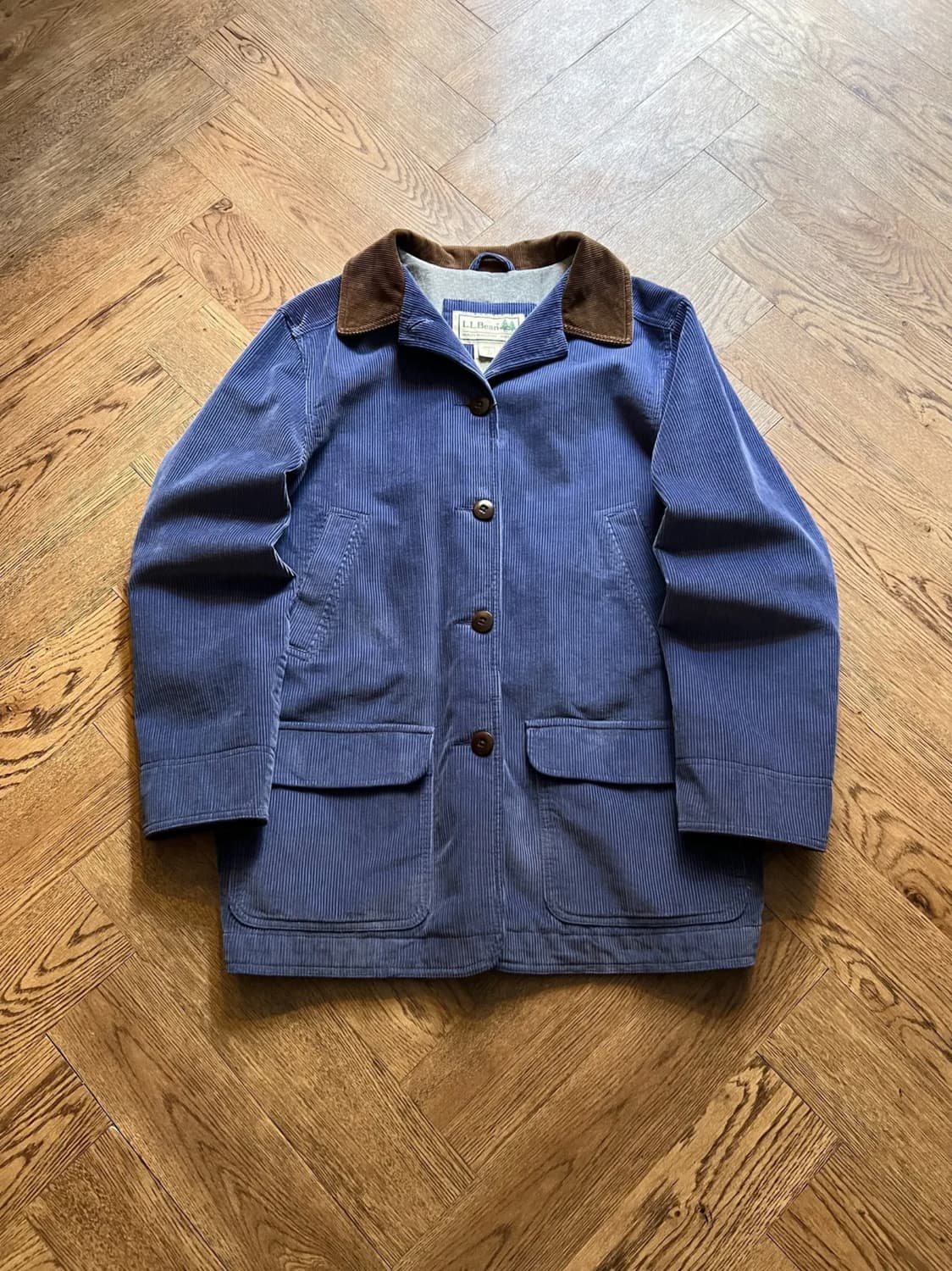 [L]L.L.Bean USA 엘엘빈 파스텔블루 코듀로이 헌팅자켓 상품이미지1