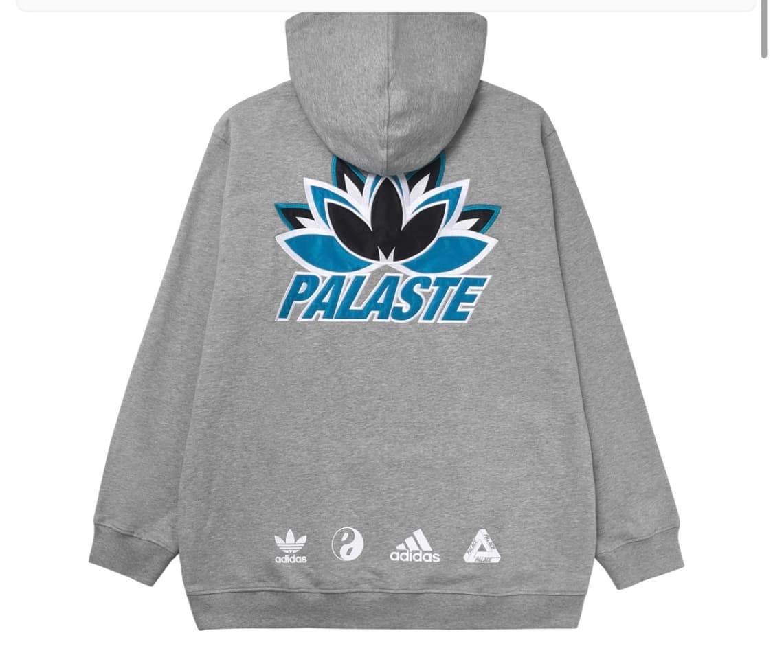 팔라스 x 아디다스 팔라스테 후드 그레이 헤더 M Size 상품이미지1