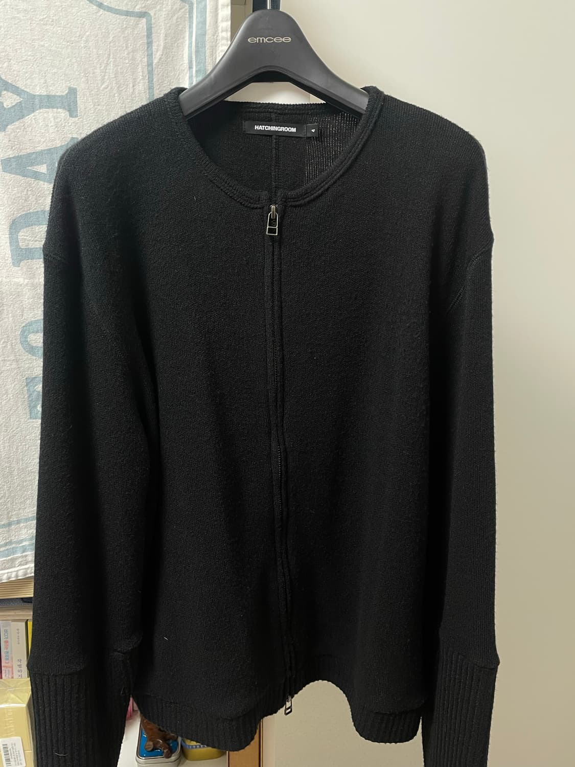 해칭룸 레이어 가디건/블랙/4사이즈 상품이미지1