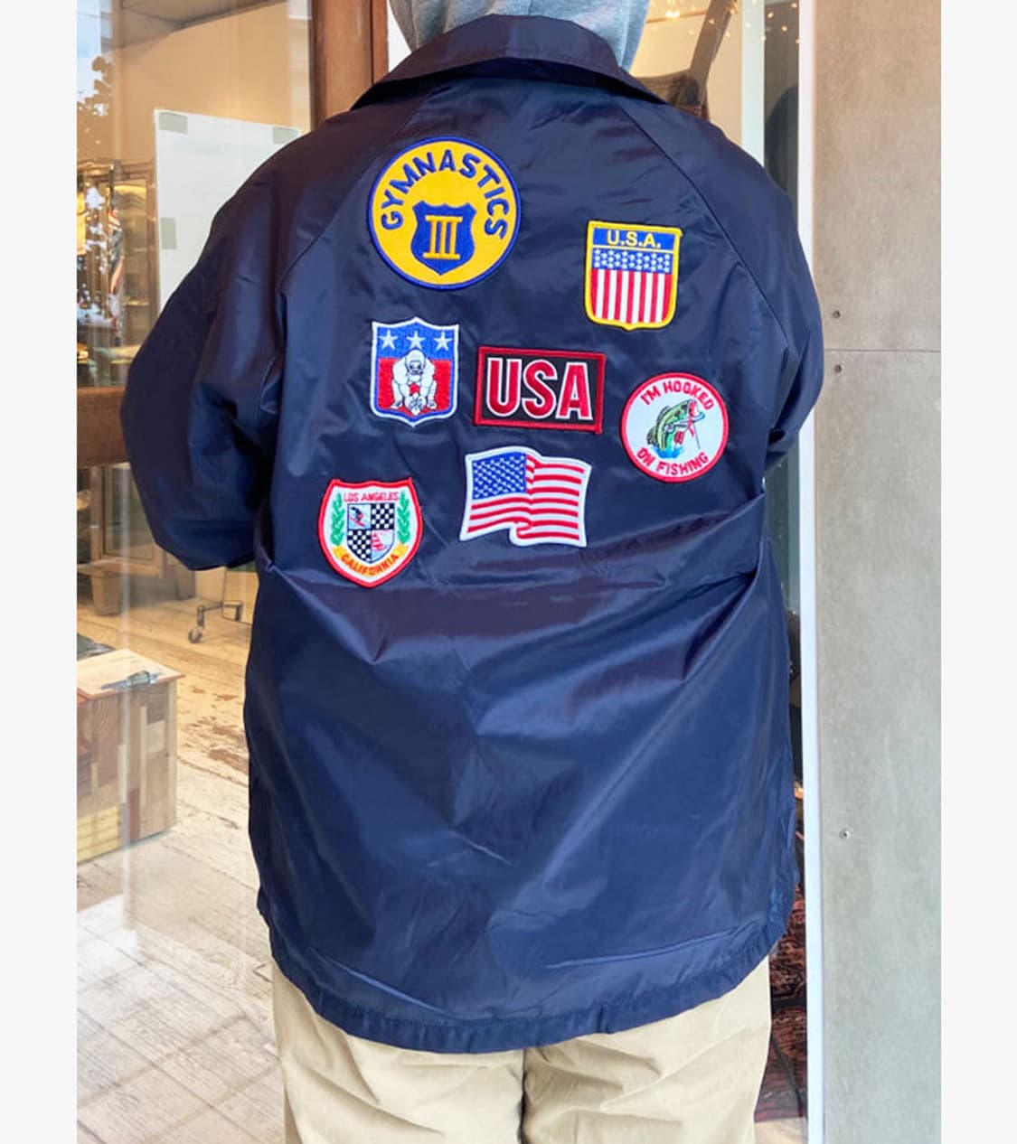 BEAMS BOY - 별주 PATCH COACH JACKET 상품이미지4