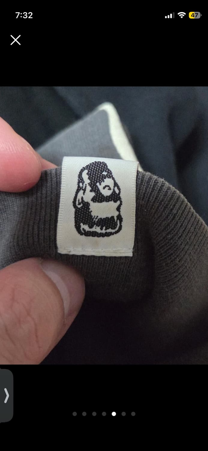 베이프 야광 맨투맨 L 상품이미지5