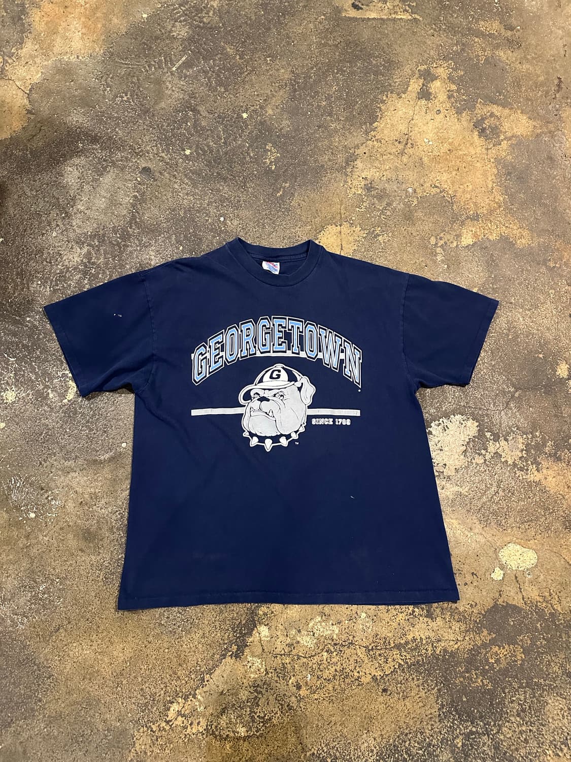 빈티지 90s 조지타운 대학 호야스 티셔츠 상품이미지1