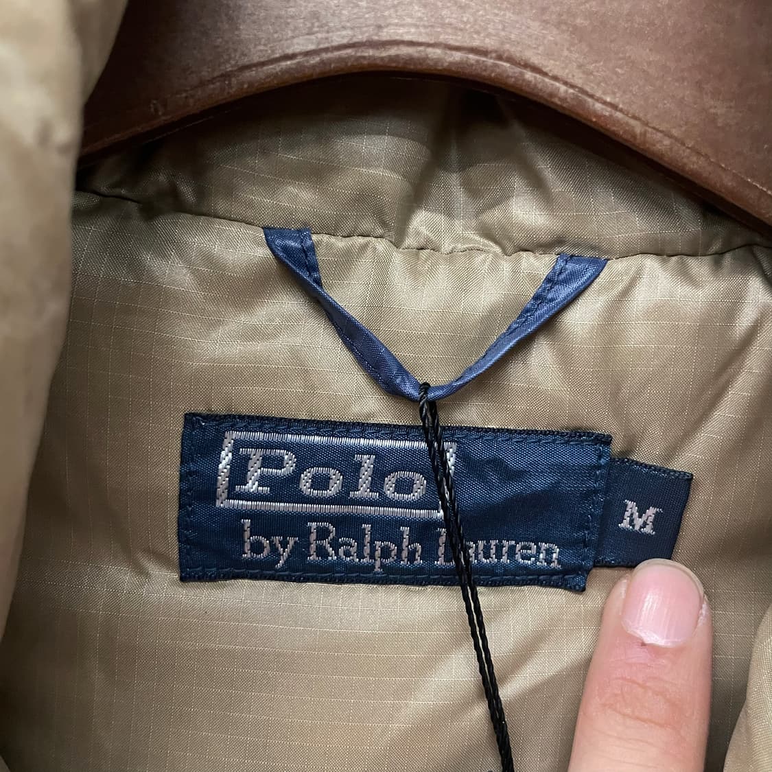 90s 폴로 랄프로렌 덕 다운 후드 패치 푸퍼 조끼 패딩 베스트 상품이미지8