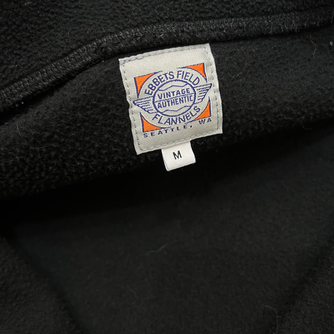 [M]이벳필드 반집업 후리스/블랙 상품이미지5