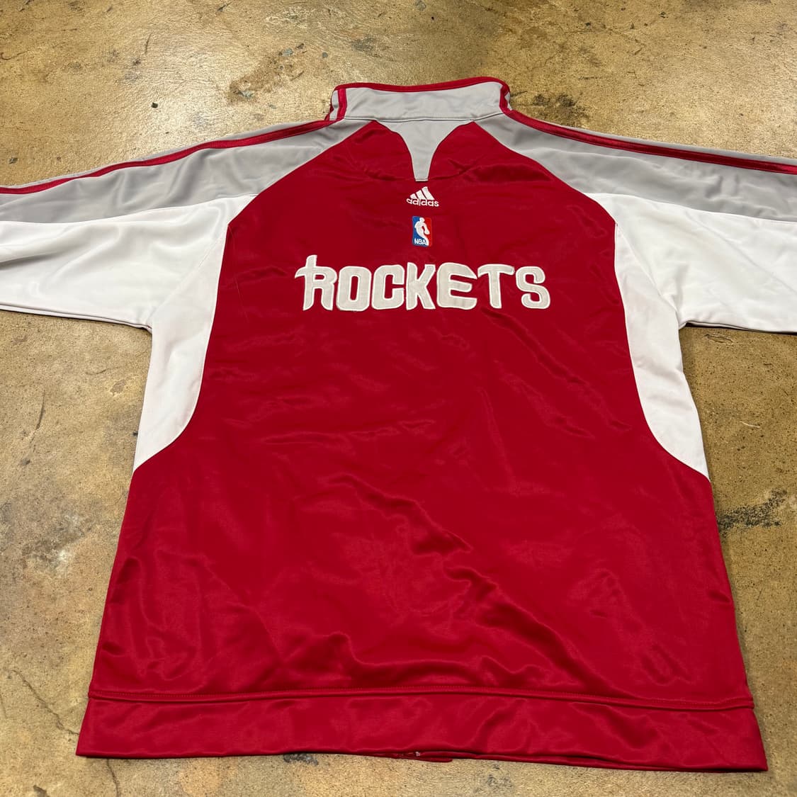 [정품/44] 아디다스 휴스턴 로켓츠 트랙탑 레드 b18 상품이미지4