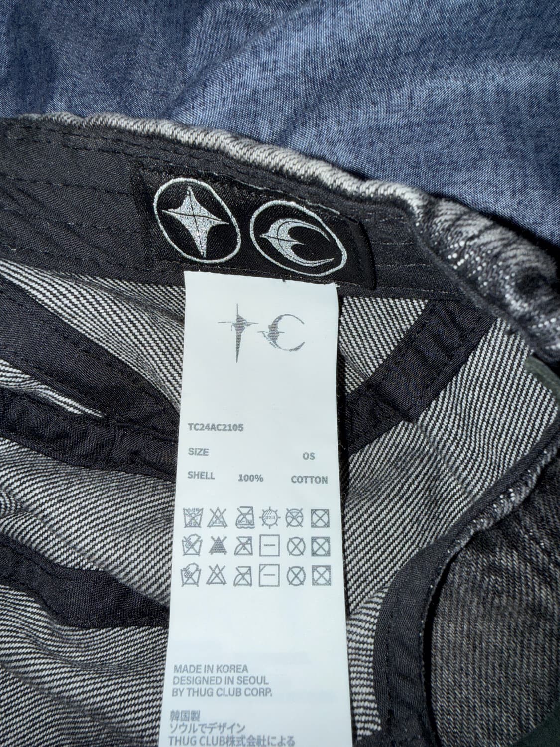 떠그클럽 데님 모자 상품이미지4