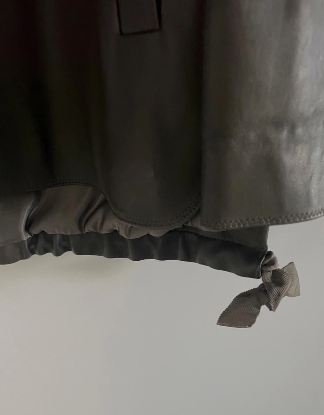 발렌시아 리얼 레더 코트 상품이미지6