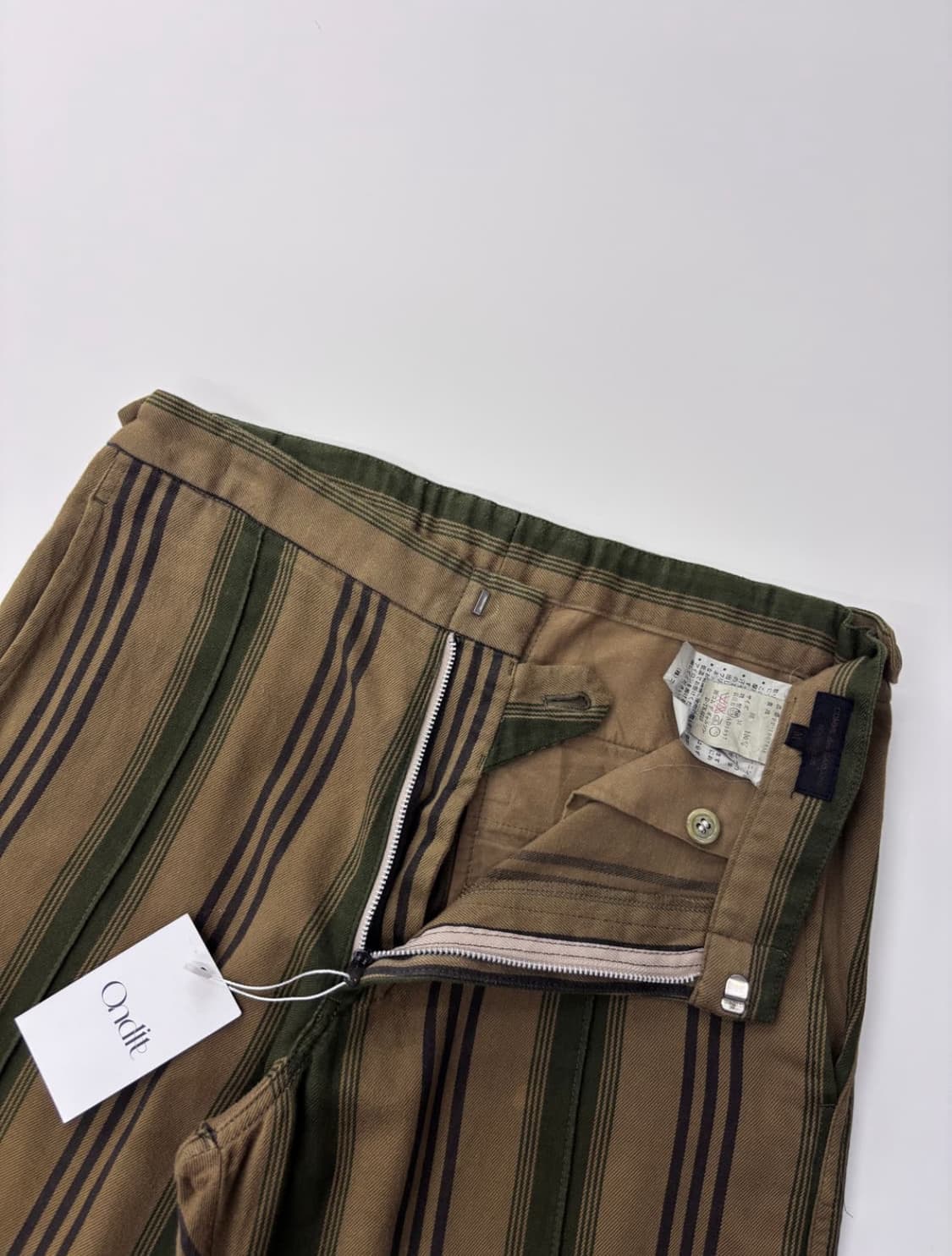 CDG 꼼데가르송 옴므 플러스 1997s 스트라이프 팬츠 상품이미지7
