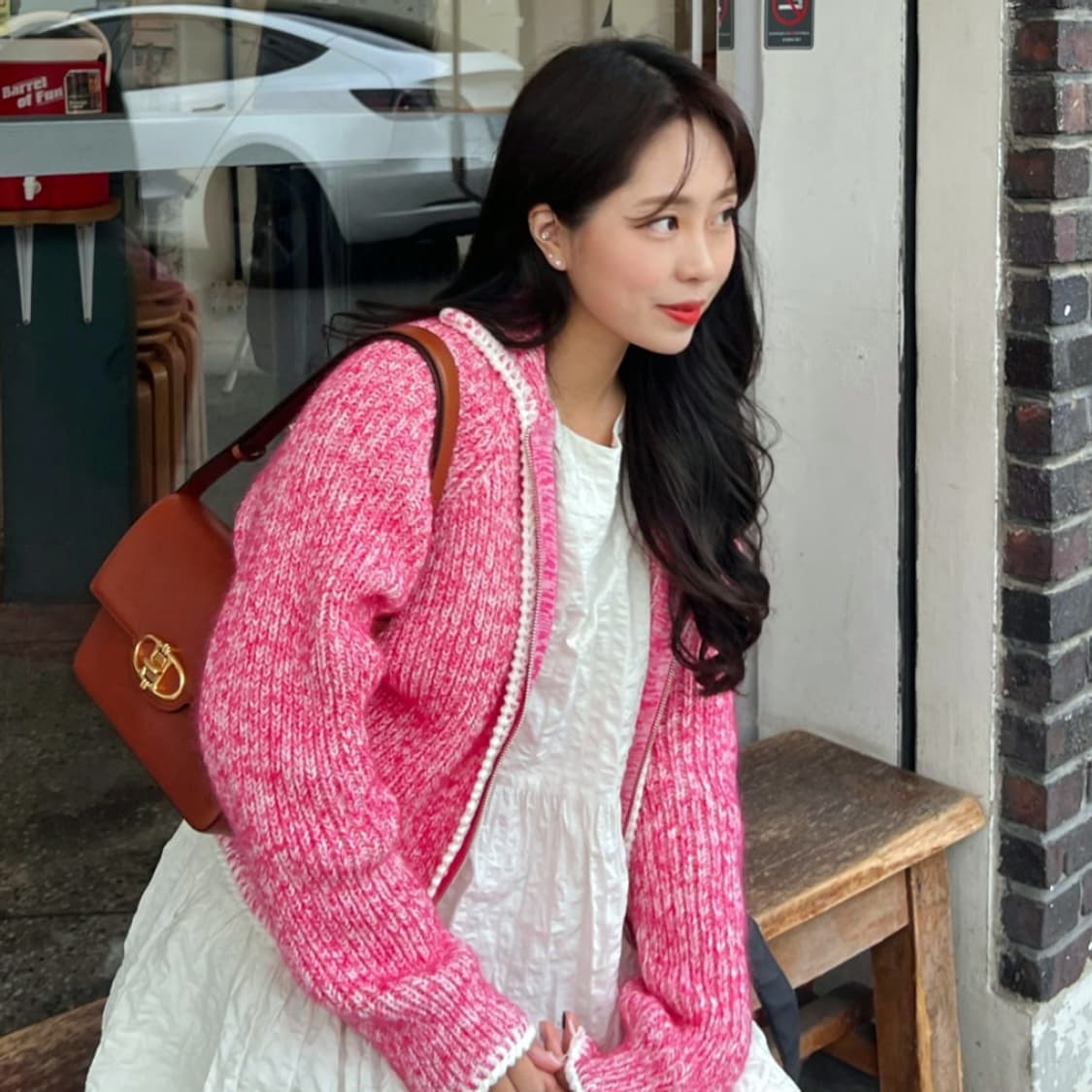 패턴플레이(Pattern play) 집업가디건 프리사이즈 새상품 상품이미지3