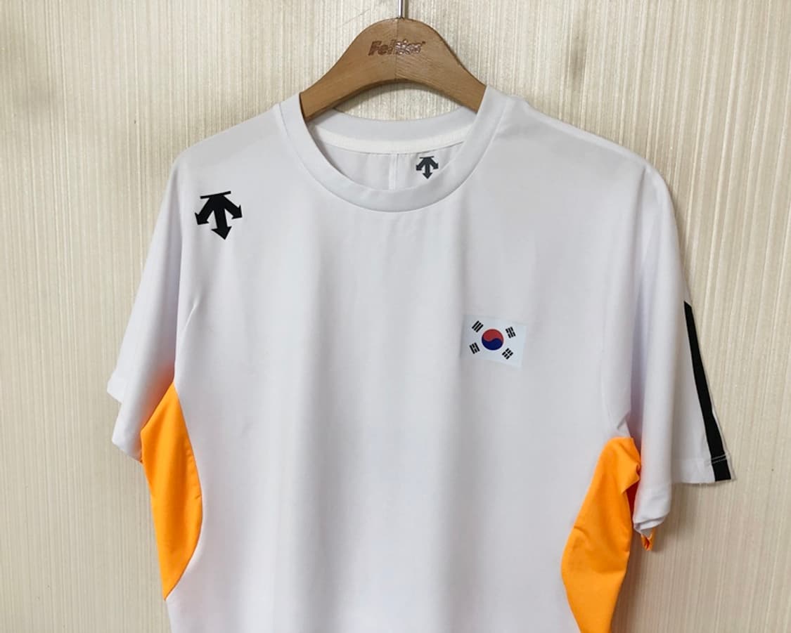데상트국대 국대KOREA 국대트레이닝/러닝 반팔티셔츠 L(100) 상품이미지6