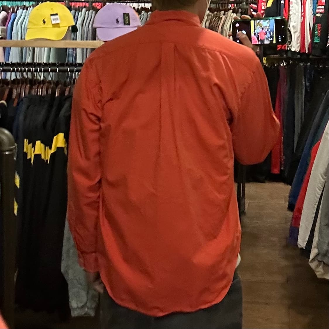 [HI] 폴로 랄프로렌 셔츠 오렌지 상품이미지5