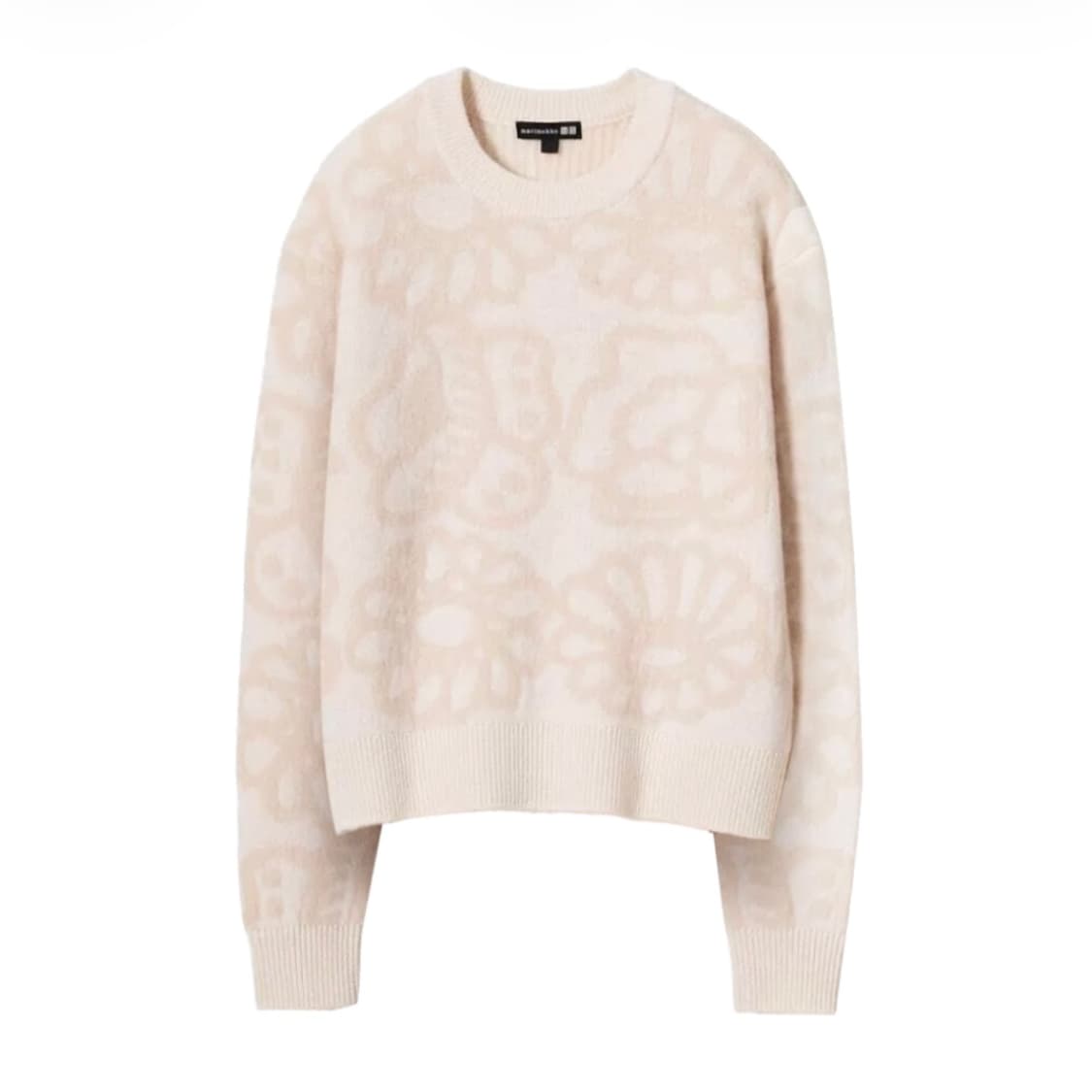 유니클로 마리메꼬 램스울 크루넥 스웨터 S 상품이미지1