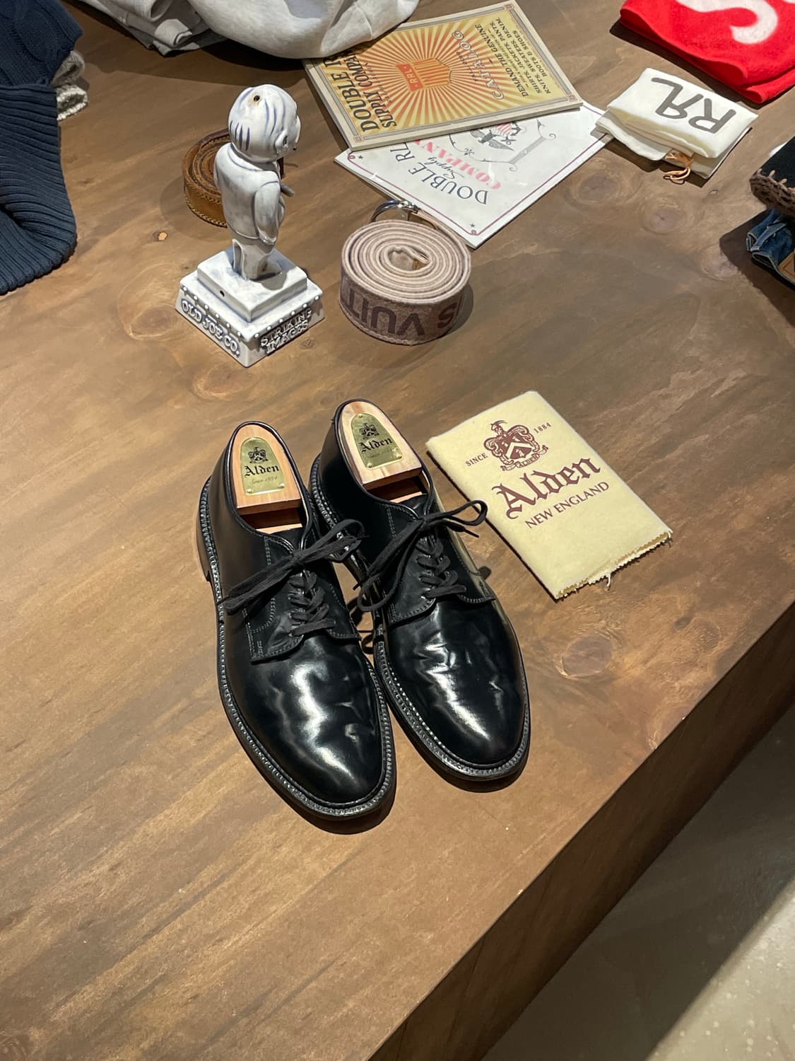 Alden 알든 코도반 플레인토 판매 rrl 상품이미지9