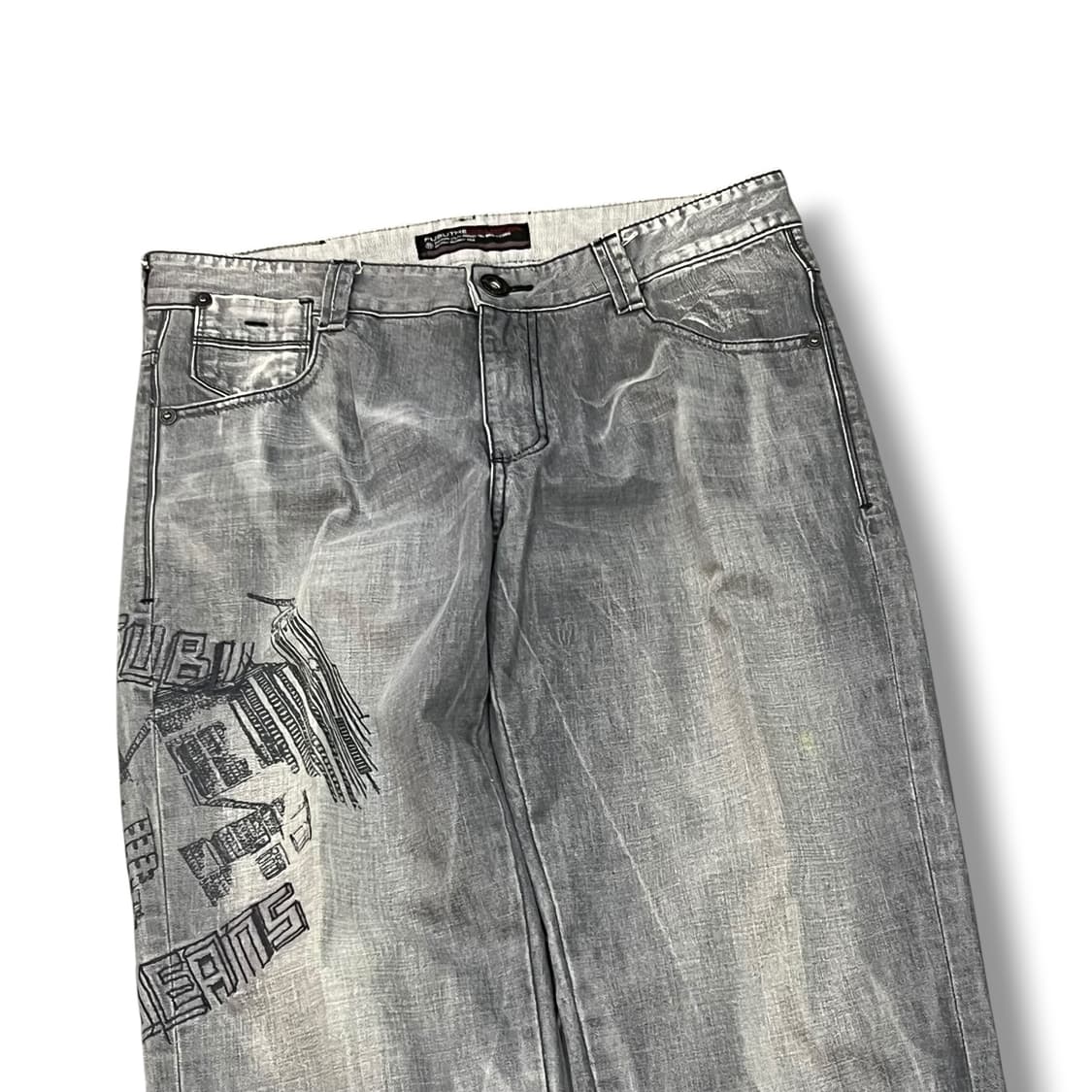  푸부 그래픽 데님팬츠 y14126 상품이미지4