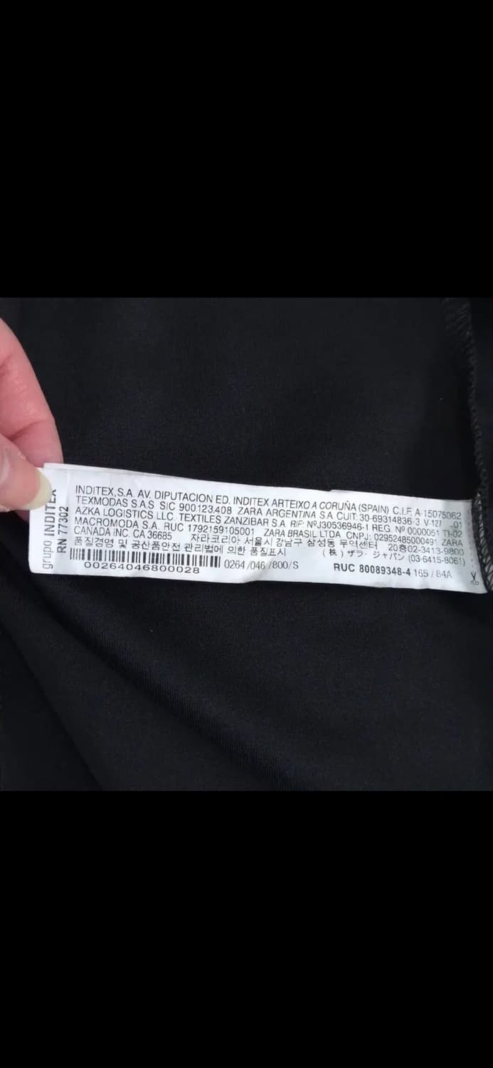자라 블랙 민소매 롱 원피스 s 상품이미지7