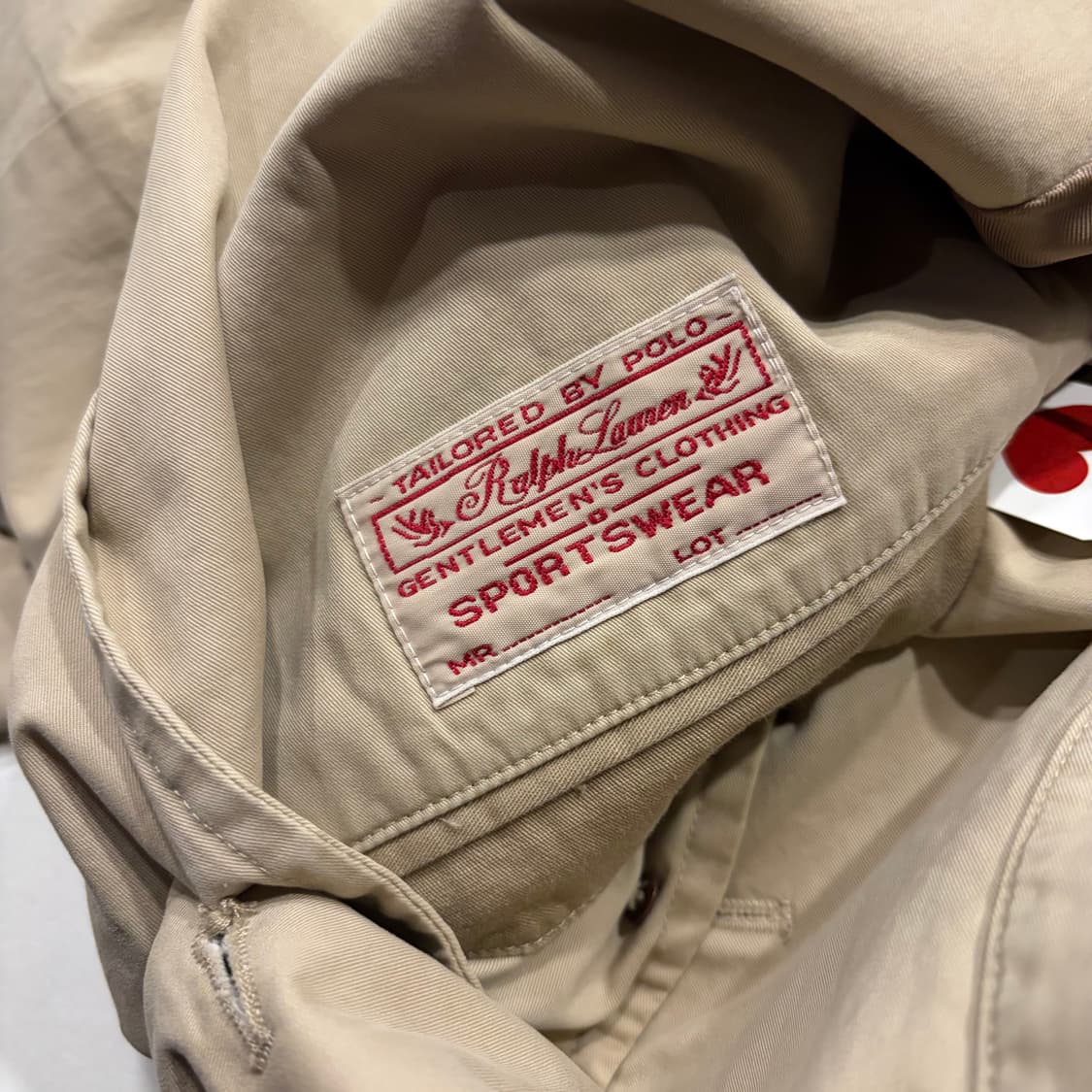 [42] 폴로 랄프로렌 블레이저 베이지 면 코튼 자켓 D210 상품이미지7