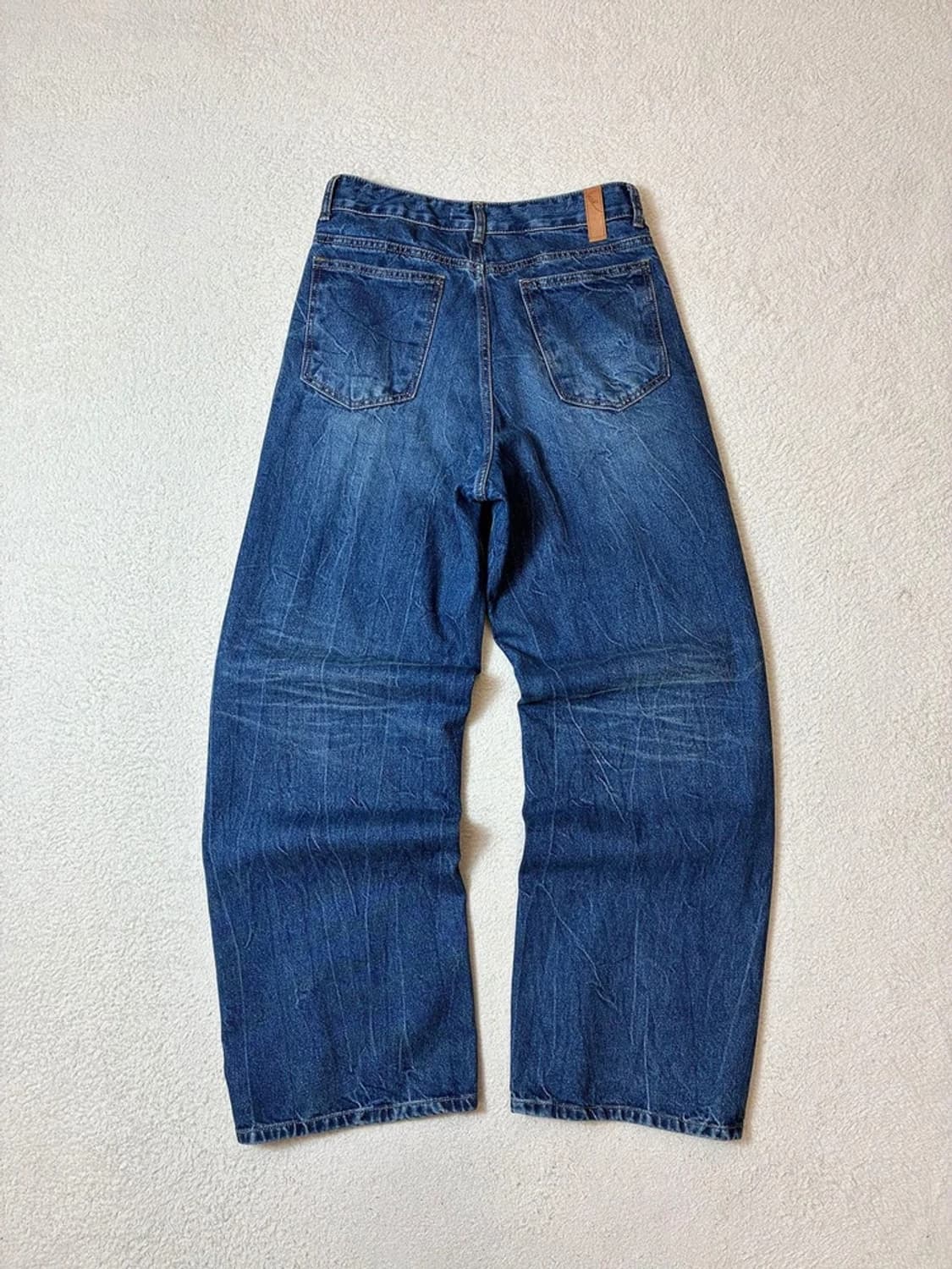 엘무드 LMOOD 워싱 와이드 데님 팬츠 PN6971 상품이미지5