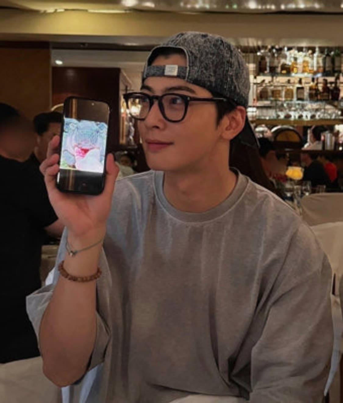 생로랑 SL28/J 차은우 안경 상품이미지3