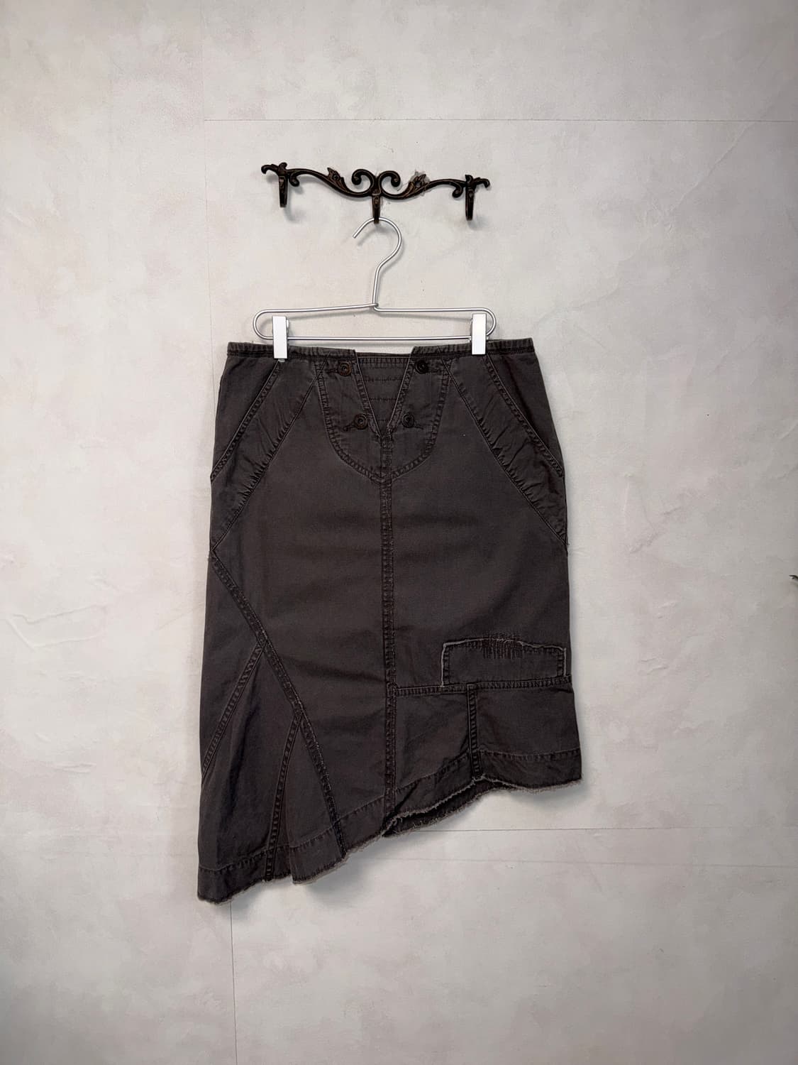 DIESEL charcoal patch line unbalanced sk 상품이미지2
