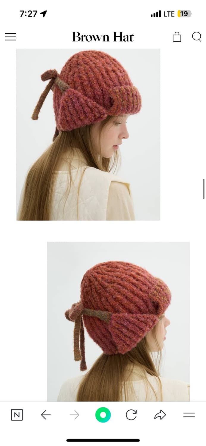 브라운햇 Furry Earflap Beanie - Burnt Orange 상품이미지4