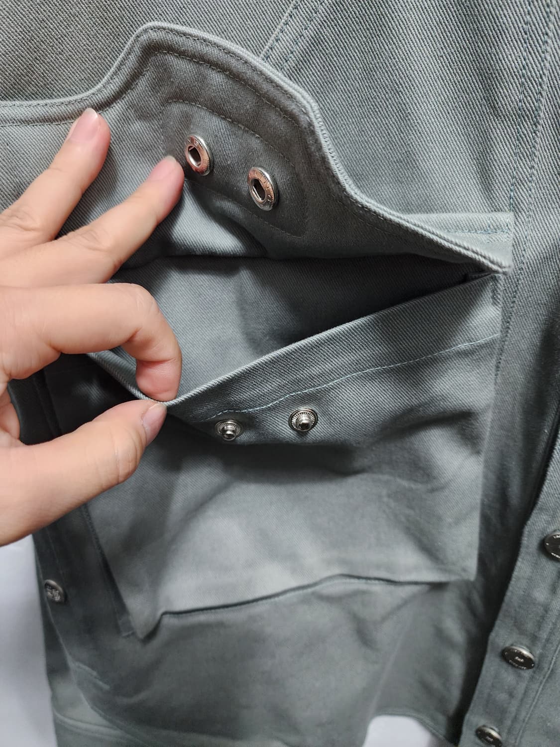 파아카이브 프론트 오버셔츠 자켓 s 상품이미지3