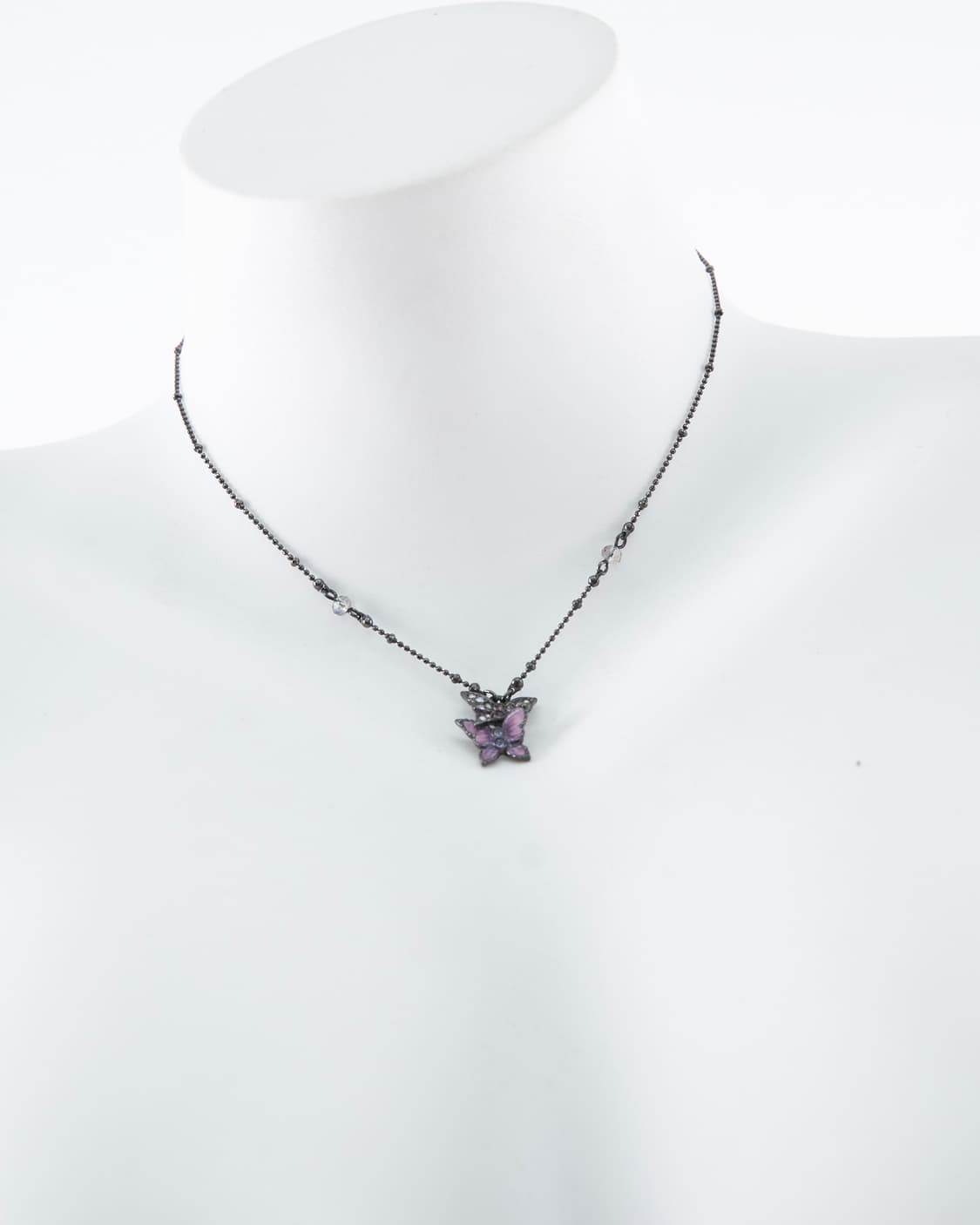 Anna sui 레이어드 버터플라이 큐빅 목걸이 상품이미지3