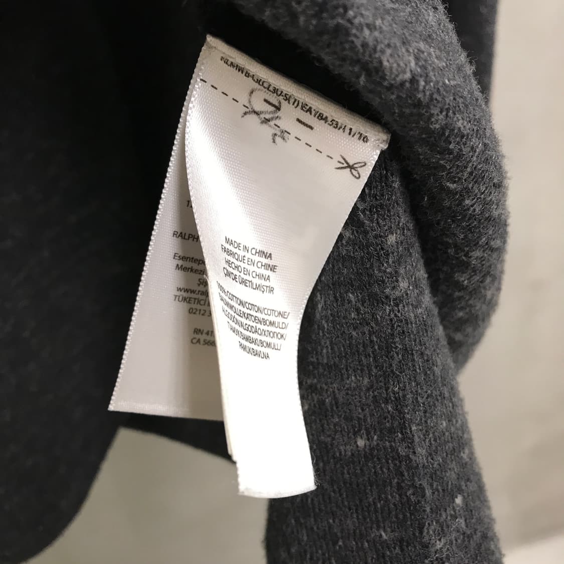 폴로 랄프로렌 가디건 자켓 차콜 S 상품이미지5