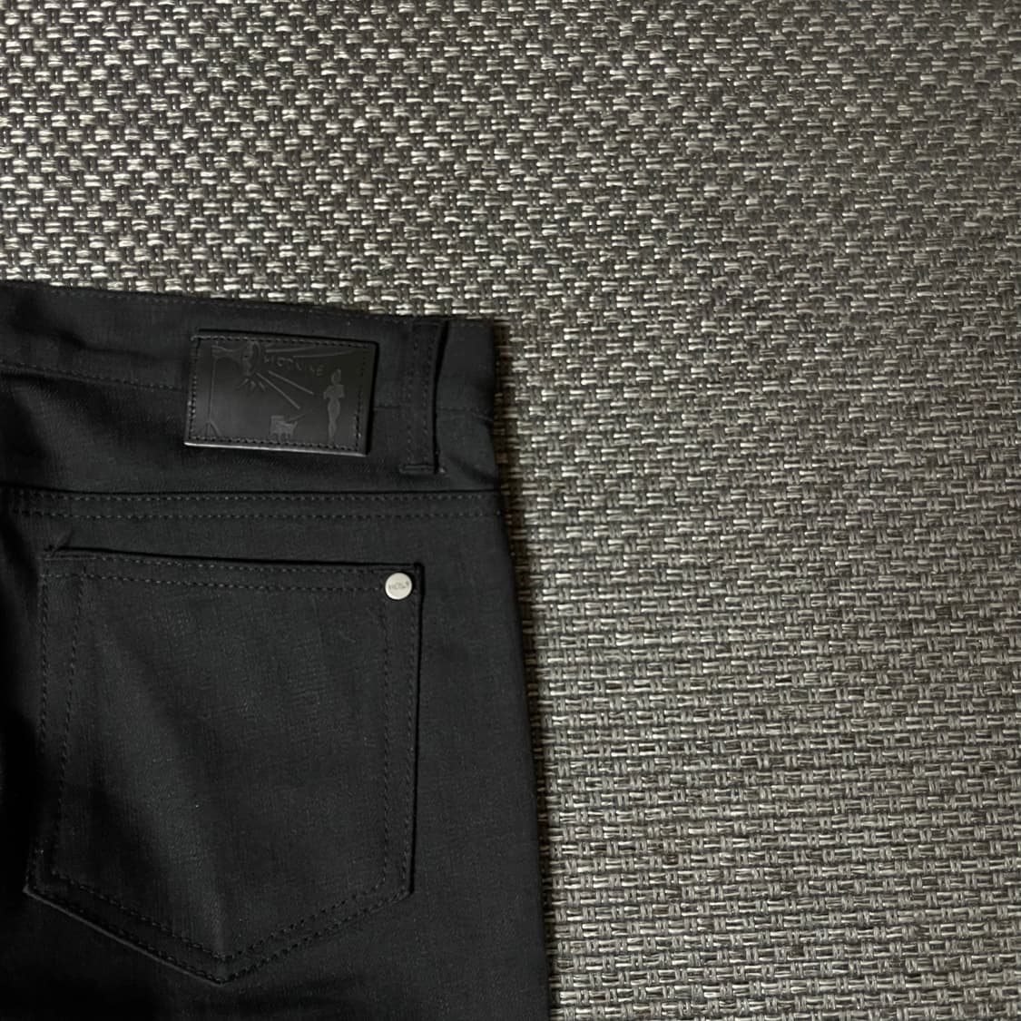 (31) 모드나인 블랙 코튼 팬츠 상품이미지5