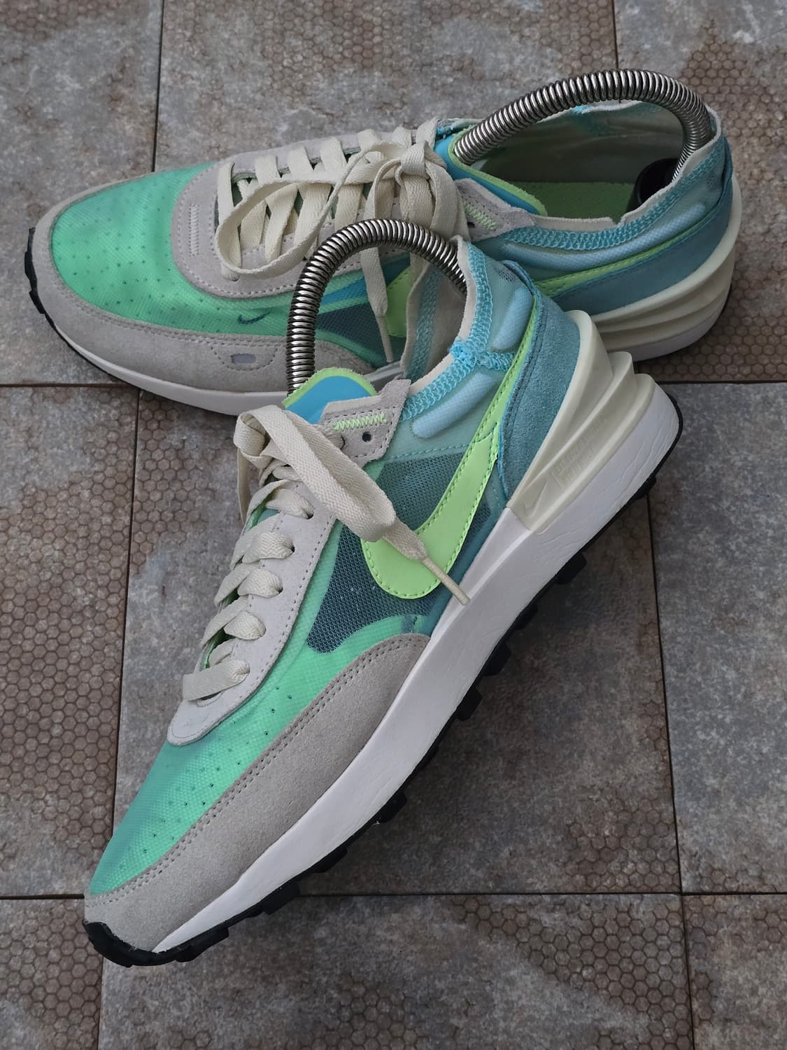 (250)나이키 와플 원 블리치드 아쿠아 상품이미지5