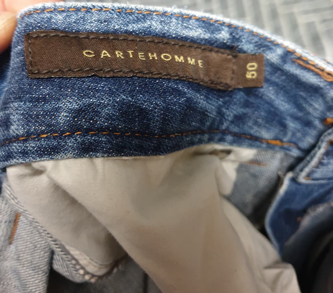 CARTEH OMME 워싱 세미와이드 데님 팬츠 (31) 상품이미지4