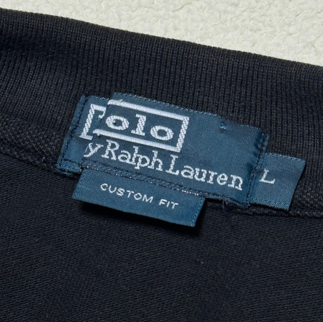 폴로 랄프로렌 빅포니 블랙 반팔 상품이미지4