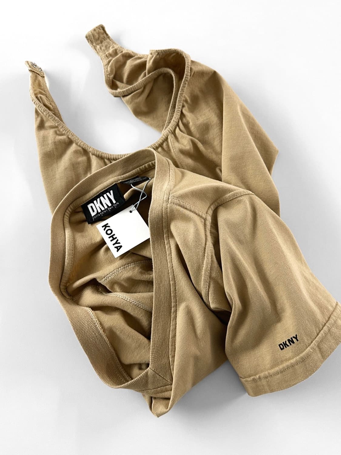 90~00s 빈티지 DKNY 코튼 바디수트 상품이미지5