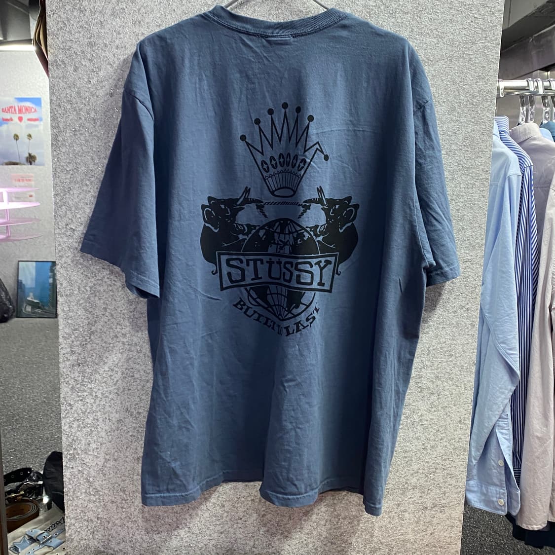 스투시 빌트 투 라스트 피그먼트 다이드 티셔츠 B3715 상품이미지4