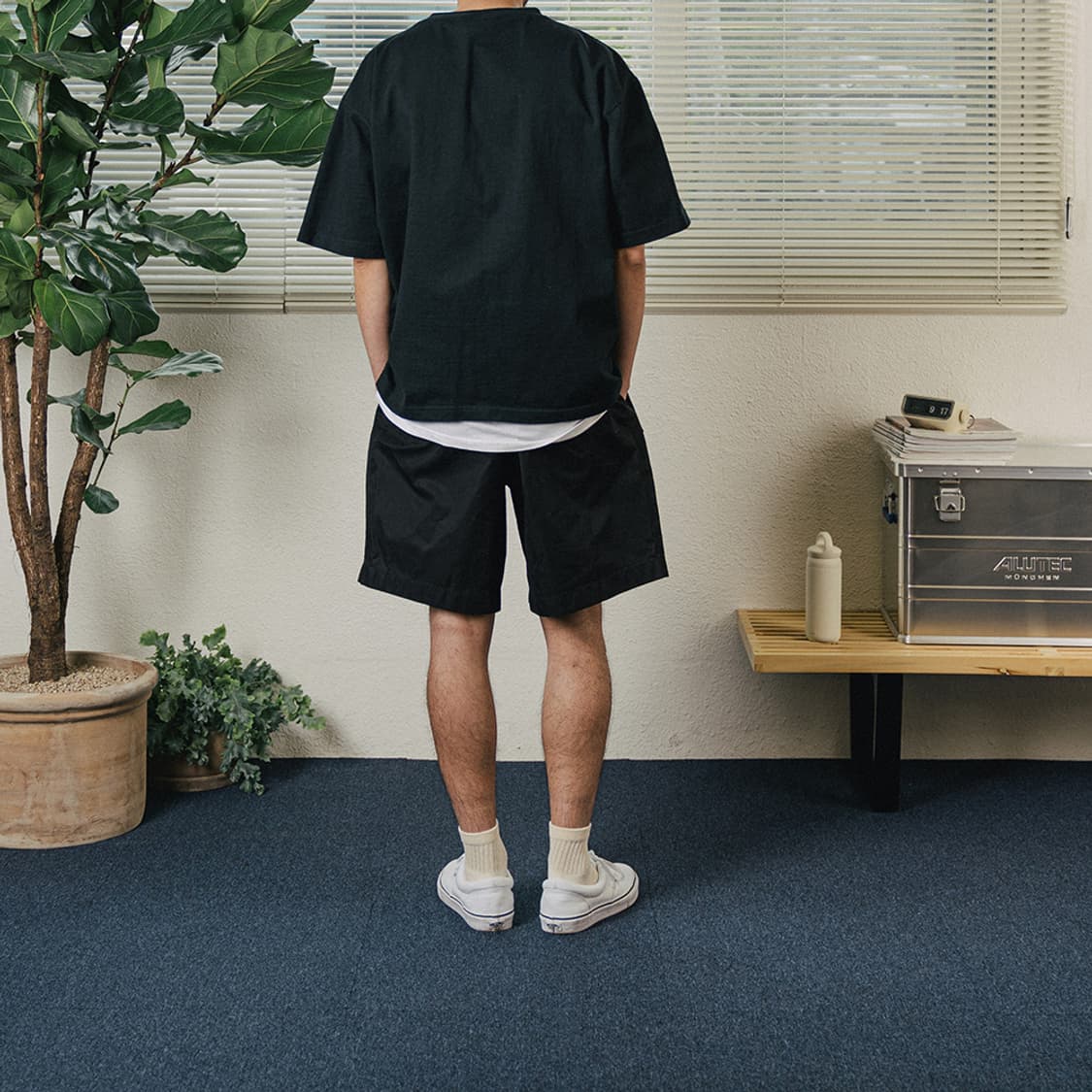 [L] 캠버 맥스웨이트 반팔티셔츠 블랙 상품이미지6