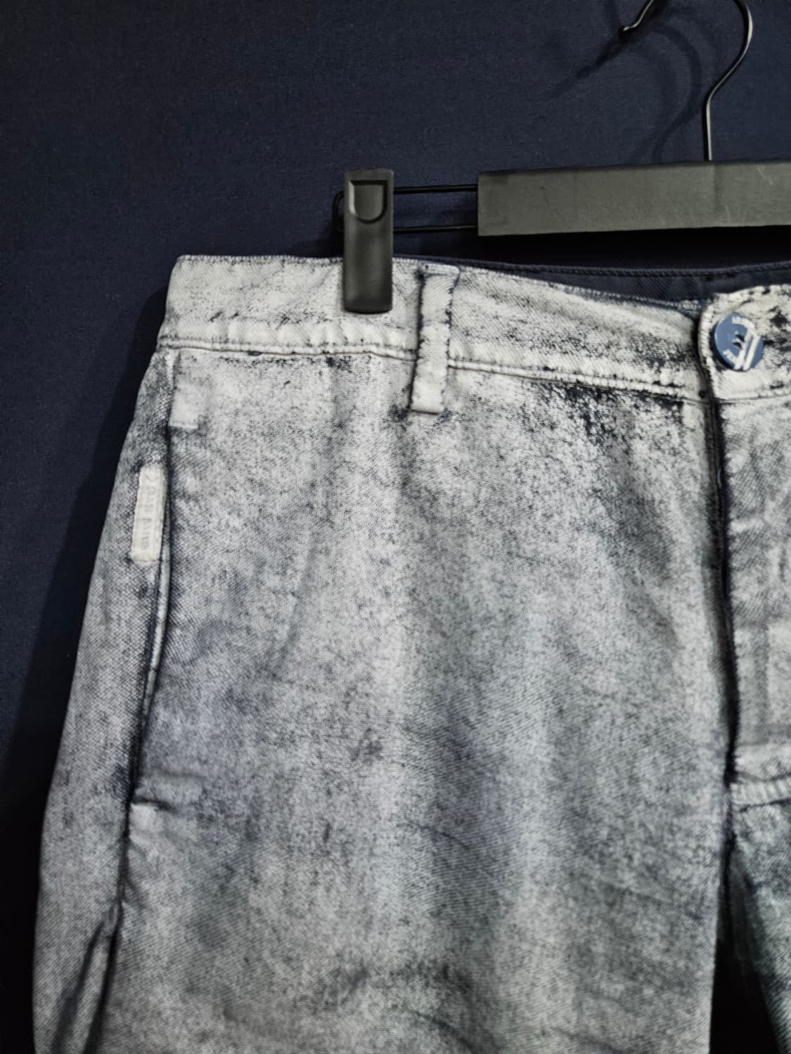 아르마니 진스 페인팅 그레이톤 남성 허리 34~35 반바지  상품이미지4