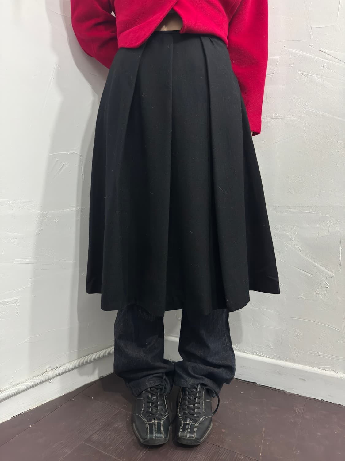 jocomomola wool midi skirt 상품이미지1