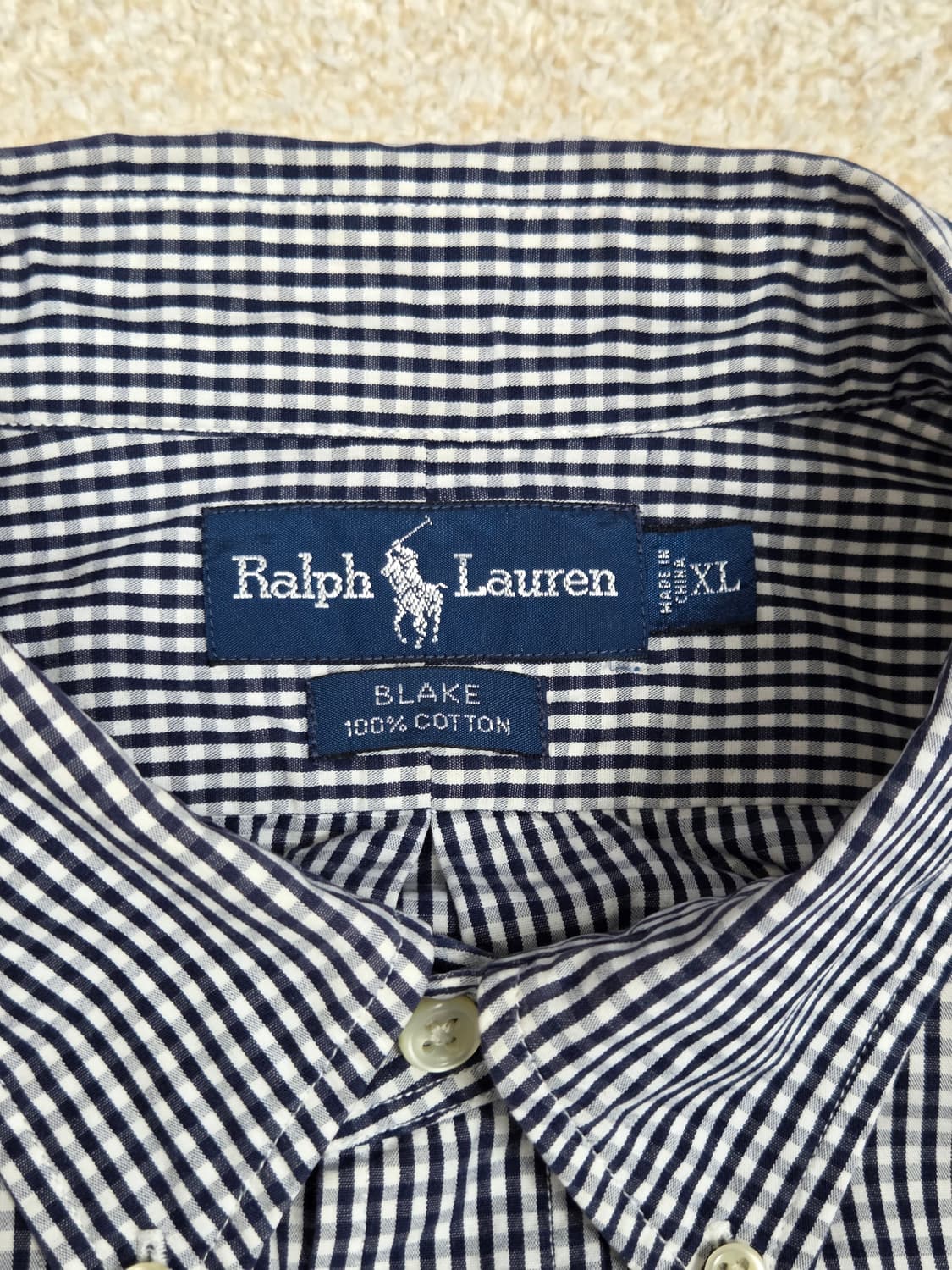 [폴로 랄프로렌] 블레이크 깅엄 체크 반팔 셔츠 | S00108 상품이미지3