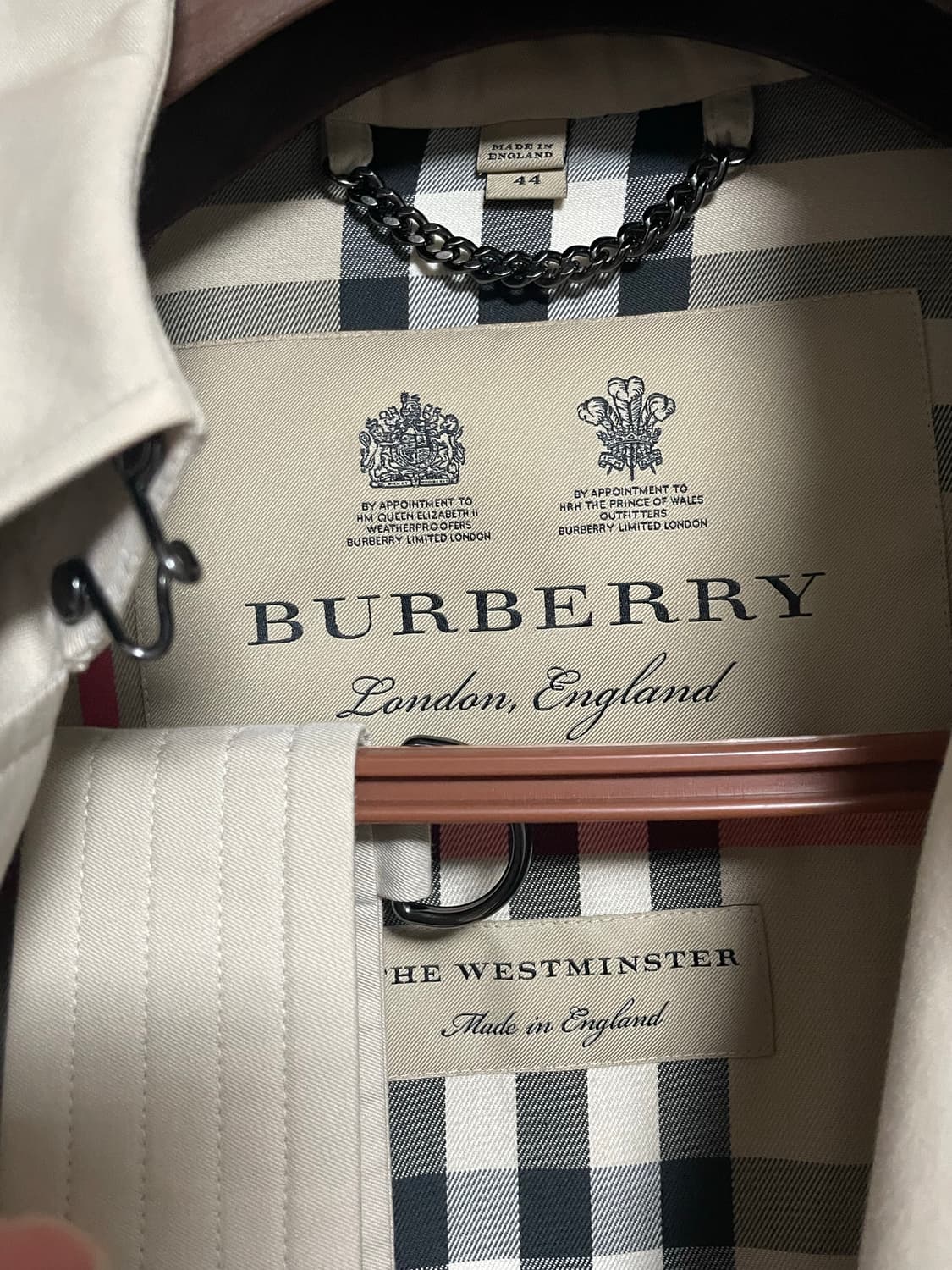 버버리 / 웨스트마스터 트렌치코트 / 44 상품이미지3