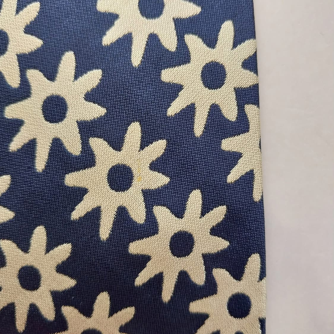 입생로랑 실크 네이비 플라워 패턴 넥타이 9.5cm A등급 K2411
 상품이미지10