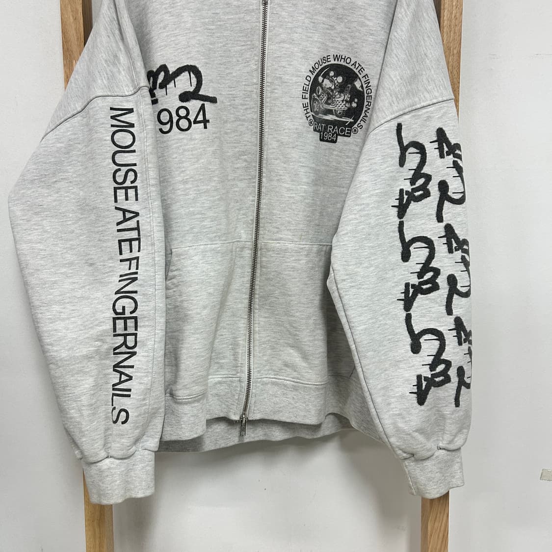 플리즈프로젝트 오버핏 후드집업 상품이미지4