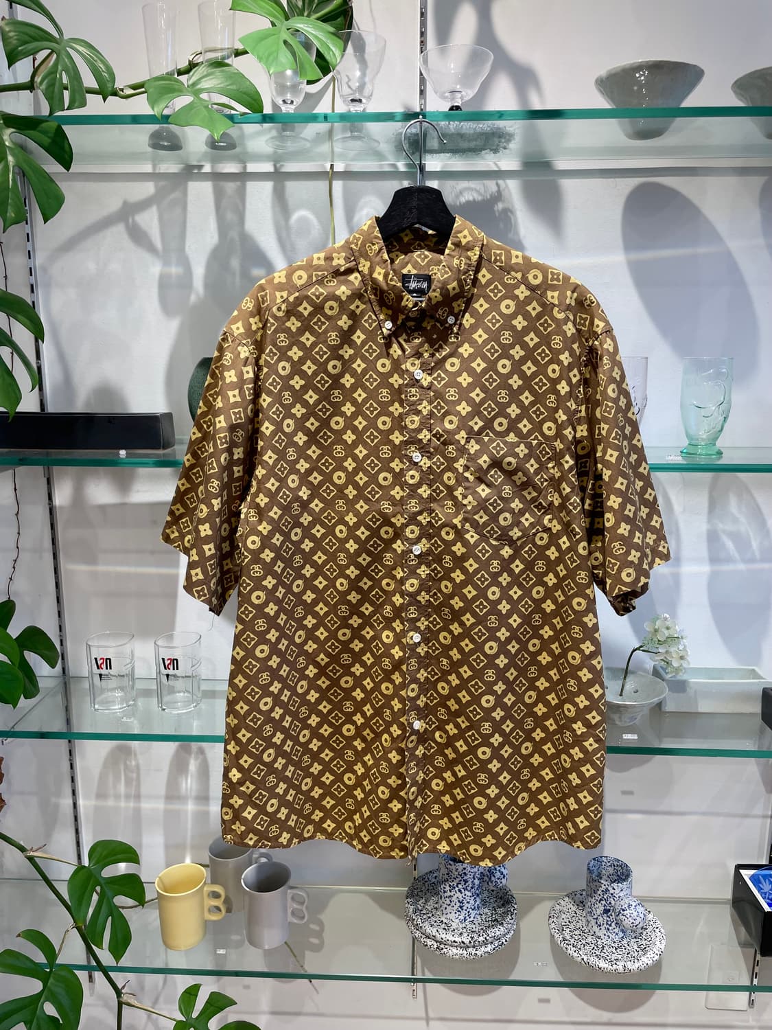 스투시 monogram shirt 상품이미지1