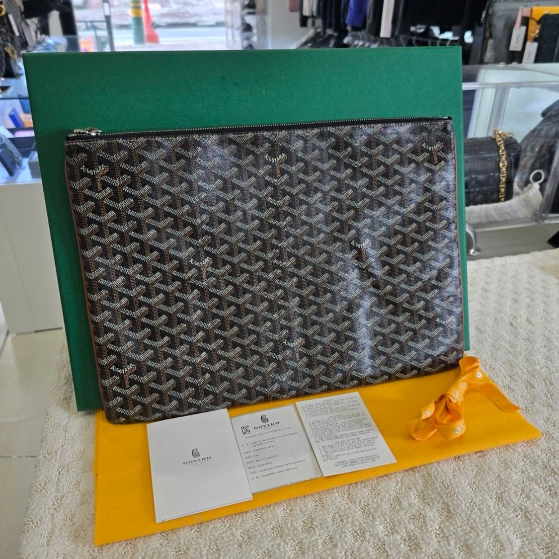 [정품/중고] 고야드 세나 클러치 GM 상품이미지1