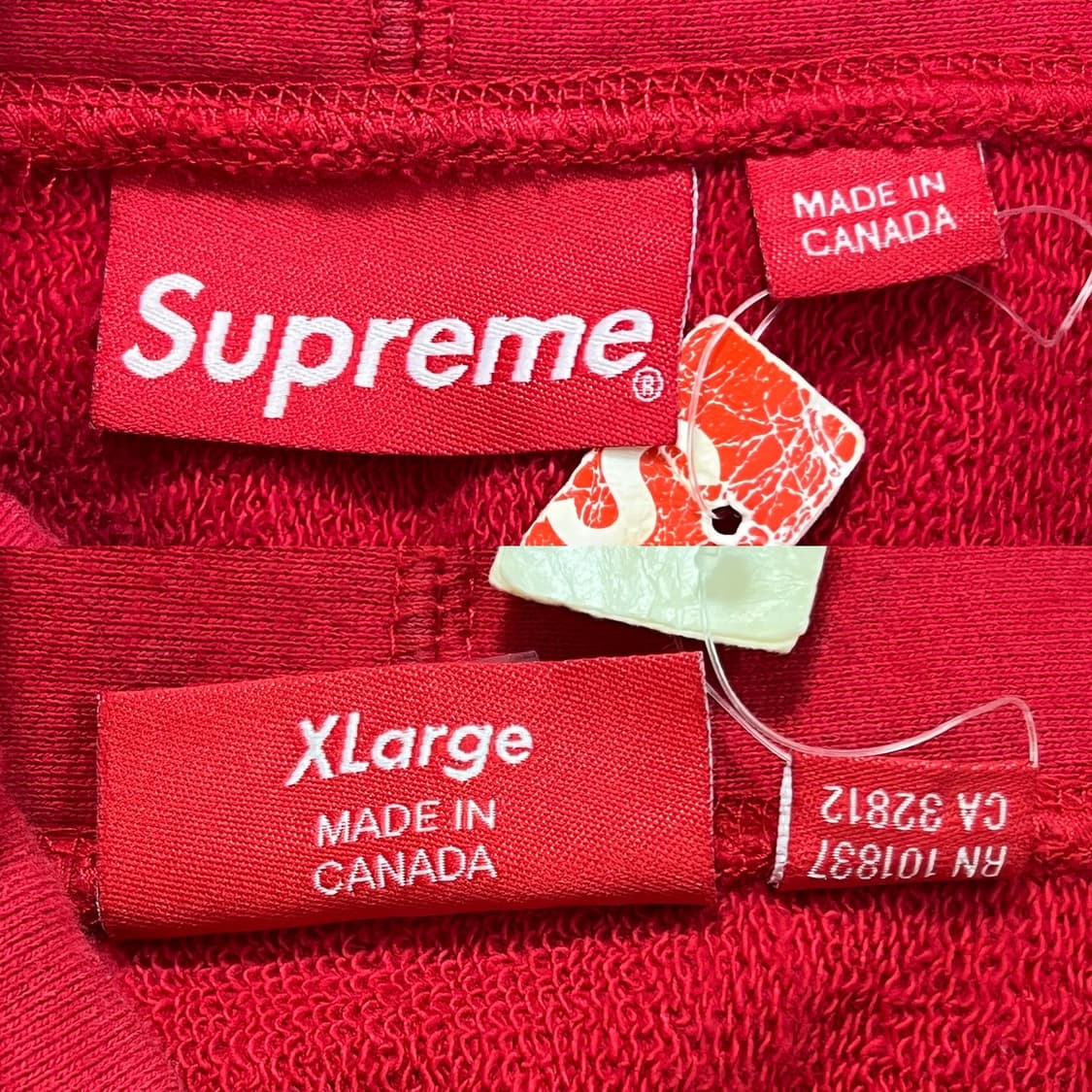 슈프림 트레셔 플레임 후드 레드 15SS 상품이미지9