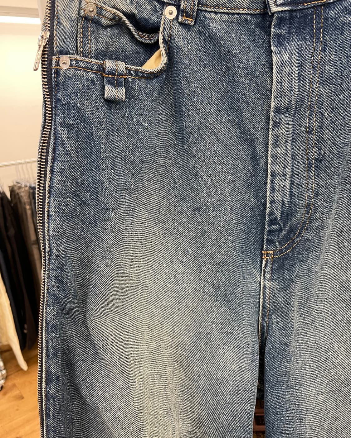 [28] 루단 지퍼 데님 팬츠 상품이미지6