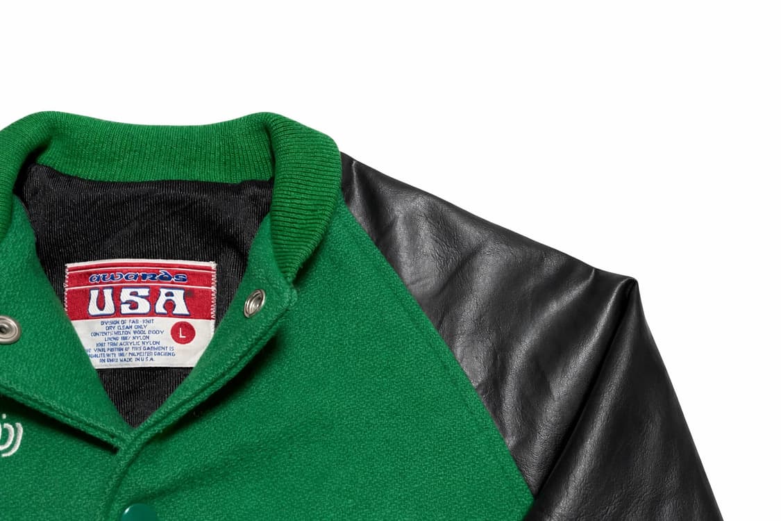 USA 80s~90s 미국빈티지 Awards 울 가죽 스타디움 바시티자켓 상품이미지4