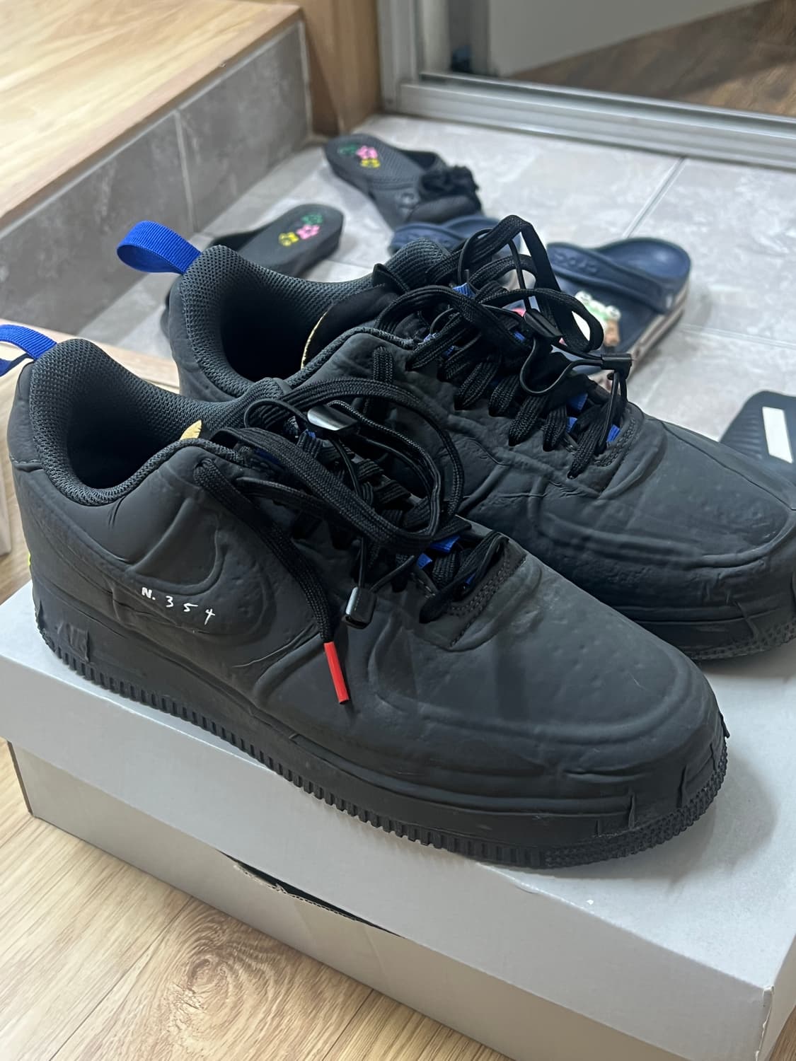 나이키 에어포스 익스페리멘탈 블랙  255 사이즈 상품이미지1