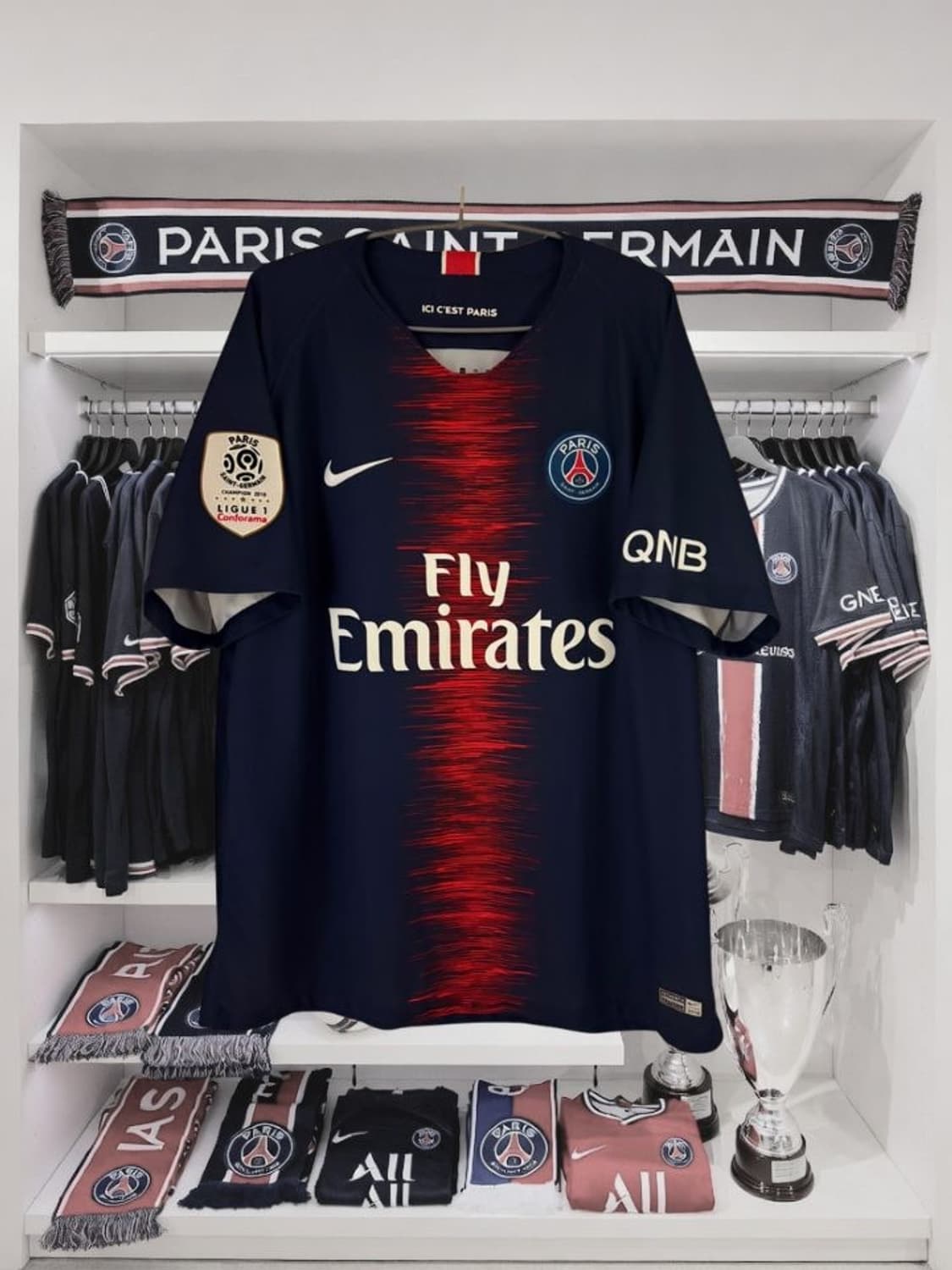 18-19 PSG 파리생제르망 홈 네이마르 유니폼 정품 상품이미지2