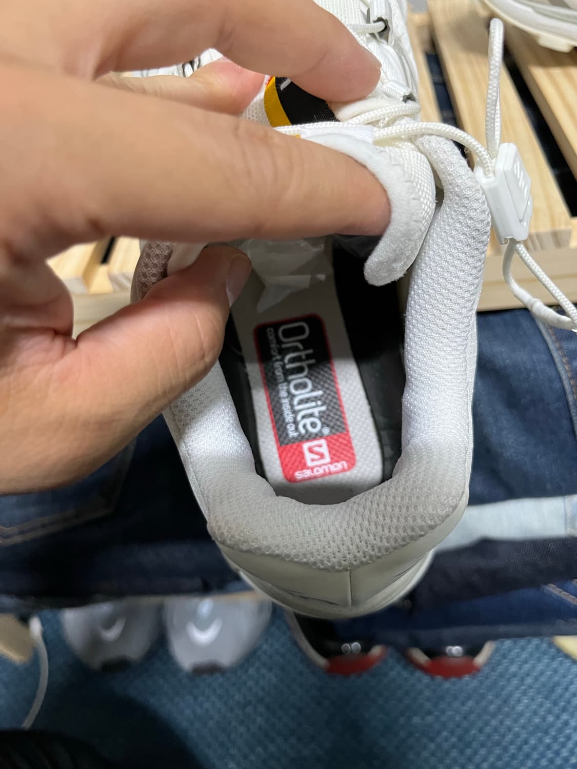 살로몬 XT6 화이트 루나락 등산화 패션화 255mm  상품이미지6